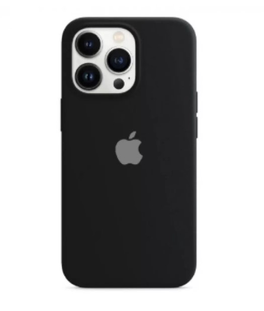 Silicone Case Full Protective (AA) для iPhone 15 Pro Max (Black)-0